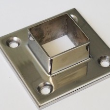 Фланец нержавеющий приварной встык с шипом квадратный Ду 10 Ру 10 AISI 304 10х14х15х10 мм ГОСТ 12821-80